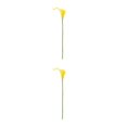 thumbnail image 3 of kurtrusly Wedding Decor With Simulated Calla - Choose Variety Of Colors And Styles With High 3D And Simulation Durable PU Pure Yellow 2PCS, 3 of 6