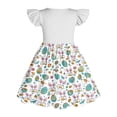 thumbnail image 5 of SELONE Dress for Girls Easter Ruffle Short Sleeve Dresses Crew Neck Midi Sundress Bunny Cute Outfits 3-14Y, 5 of 6