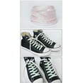 thumbnail image 4 of Santimon Glitter Sequin Shoelace Stylish Flat Shoe Lace For Sneakers/ Board Shoes/ Boots/ Canvas Sneakers 63" White, 4 of 8