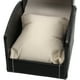 thumbnail image 4 of Estuche organizador de relojes de poliuretano negro de 2 piezas para hombre y mujer, ideal para viajes y exhibición, elegante joyero y caja de almacenamiento, 4 of 7