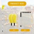 thumbnail image 4 of Gutter Cleaning Brush from the Ground 10.1FT Extendable Gutter Cleaner Brush Roof Gutter Cleaning Tools with 8 Extension Pole and 2 Brush Heads, Easy Remove Leaves and Debris, 4 of 12