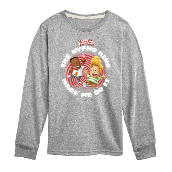 Captain Underpants - The Hypno Ring - Toddler & Youth Long Sleeve Graphic T-Shirt