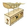 thumbnail image 4 of Kokiya 3D Wooden Puzzle Hand Crank Music Box Crafts Handmade Creative for Granddaughter, 4 of 9