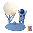 thumbnail image 3 of Luz De Noche Astronauta Luna Luz de cabecera Regalos de vacaciones Luz decorativa 300mAh para habitación de niños Hugtrwg Para estrenar, 3 of 6