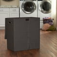 thumbnail image 4 of Household Essentials Collapsible Double Laundry Hamper Sorter, 4 of 8