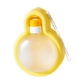 thumbnail image 3 of Botella de agua plegable para perros, dispensador de agua para perros, accesorios para cachorros, a prueba de fugas para mascotas amarillo y S, 3 of 9