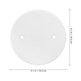 thumbnail image 2 of EXHUMKY 30 Pcs Plaque de Décapage de Plafond Imperméable Ronde Blanche pour Décoration Intérieure, 2 of 8