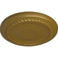 thumbnail image 3 of Ekena Millwork 7 7/8"OD x 3/4"P Small Alexandria Ceiling Medallion (Fits Canopies up to 4 5/8"), Hand-Painted Gold, 3 of 7