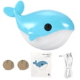 thumbnail image 1 of Luz de noche LED con forma de ballena azul, relajante compañero de alimentación para el dormitorio y el baño, 1 of 8