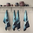 thumbnail image 5 of Dreamtimes Wolves Under The Moon Kitchen Towels, 18 x 28 Inch Super Soft and Absorbent Dish Cloths for Washing Dishes, 4 PCS Reusable Multi-Purpose Microfiber Hand Towels for Kitchen, 5 of 7