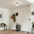 thumbnail image 4 of 52586BK Kichler Lighting Albers - 1 Light Flush Mount-8.5 Inches Tall and 8 Inches Wide-Black Finish, 4 of 6