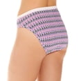 thumbnail image 5 of Women's Assorted Cotton Hi-Cut Panties, 6 Pack, 5 of 6