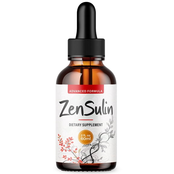 ZenSulin Advanced Formula Drops Natural Support Supplement Zen Sulin 30 Servings
