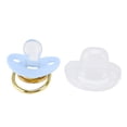 thumbnail image 1 of Chupete Para Bebé Con Diamantes De Imitación En Forma De Corazón, Chupete Para Bebé Recién Nacido, Chupete Ligero Y Suave Con Silicona Segura, Adecuado Para Bebés De 6 A 18, 1 of 7