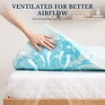 thumbnail image 4 of Beddle Gel Memory Foam Mattress Topper, Queen Size, 2 inch, for Pressure Relief, 4 of 7