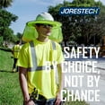 thumbnail image 5 of JORESTECH Hi-Vis Short-Sleeved Work Safety T-Shirt, Solid Heat-Transferred Reflective, TS-16 (Yellow, L), 5 of 7