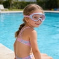 thumbnail image 5 of Anti-Fog No Leak Swim Goggles, Large Frame Swimming Mask Adjustable Strap for Adults Kids, Waterproof UV Protection Goggles for Pool Beach Training with, 5 of 5