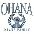 thumbnail image 2 of Mens Lilo & Stitch Ohana Means Family University T Shirt, 2 of 5