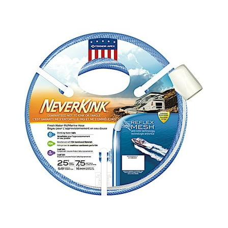 5/8IN X 25FT BLUE NEVERKINK HOSE