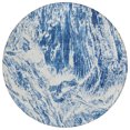 thumbnail image 2 of Addison Rugs Chantille Indoor/Outdoor Transitional Abstract Navy Washable Round Rug, 8' x 8', 2 of 6