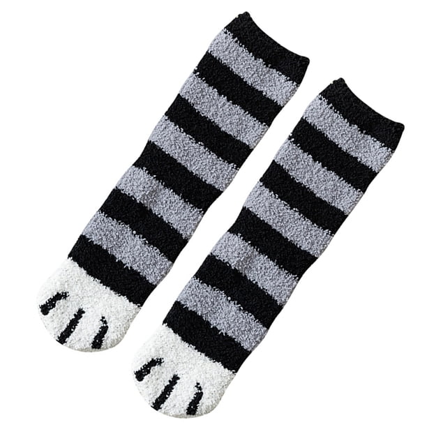 Jumpingount Calcetines de algodón con estampado divertido de invierno para hombre y mujer Medias barras negras Jumpingount AP000972-03