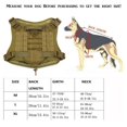 thumbnail image 4 of CNKOO Dog Harness Solid Color 1000D Nylon Breathable Mesh Nylon Handle Adjustable Training Vest Apparel Outdoor Pet Accessory, 4 of 9