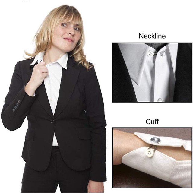 Taian Paquete de 15 extensores de cuello elástico de metal para vestidos, camisas, pantalones Hebilla de extensión elástica Hebilla de ajuste Hebilla de extensión Hebilla de resorte, Sil ZefeiWu 8390613825186