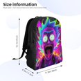 thumbnail image 5 of Rick And Morty Anime Backpack Travel Bag 3d Printing Casual Daypack Multifunctional Backpack, 5 of 8