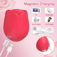 thumbnail image 4 of Rose Sex Toys for Women with 10 Intense Suction, Rechargeable G Spot Nipple Stimulator Sex Toys for Women for Sex, 4 of 6