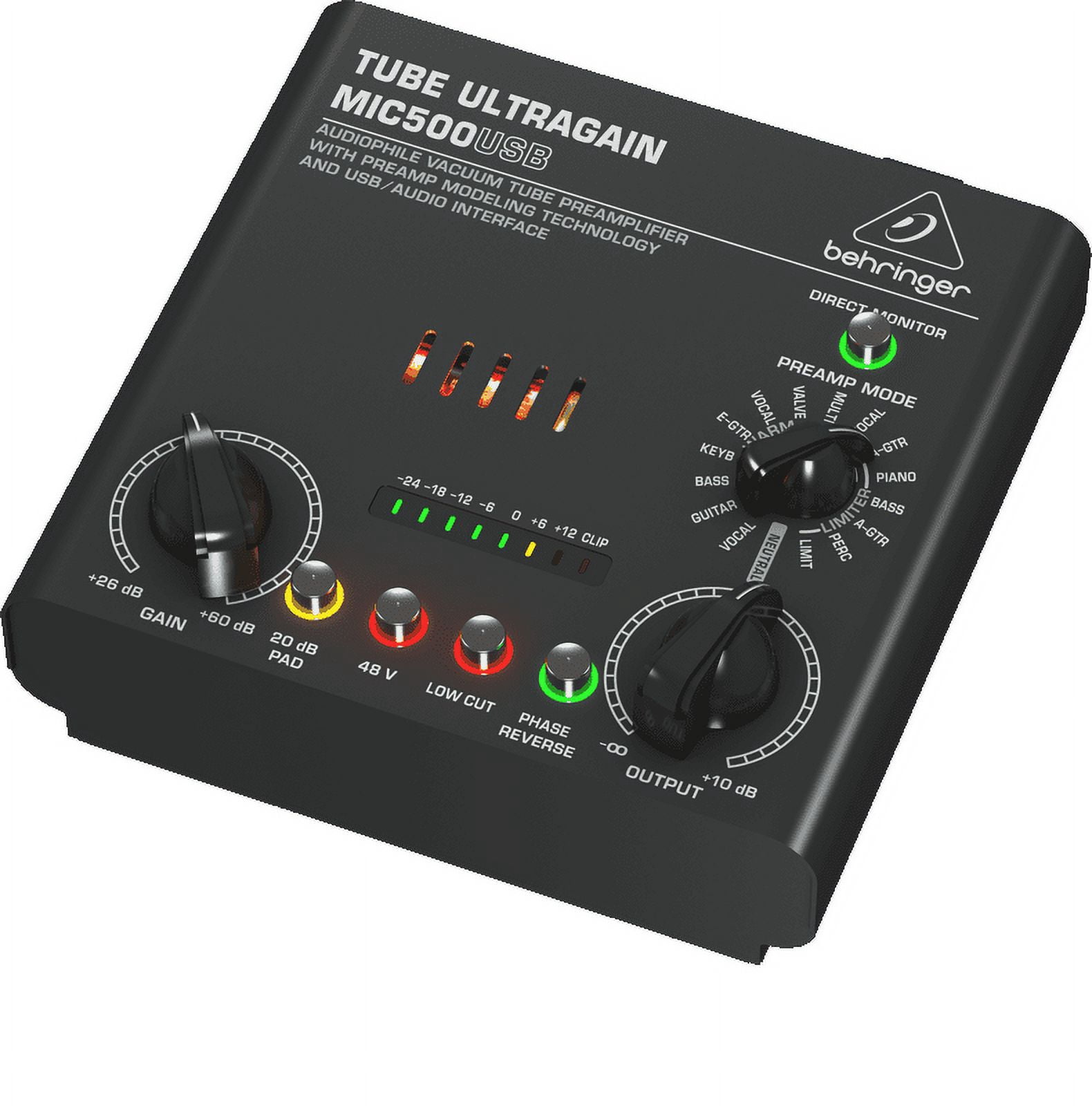 Behringer UMC204HD Audiophile 2x4 USB Audio Interface w/ Mic