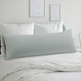 thumbnail image 1 of Funda de almohada de cuerpo REGALWOVEN de microfibra cepillada, gris claro jumbo, 1 of 7