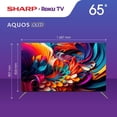 thumbnail image 3 of TV Sharp 65 Pulgadas Roku 4K Ultra HD Smart TV OLED 4T-C65FS1UR, 3 of 4