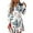 White, variant on WTOBBY Women's Holiday Printed Dress Loose V-Neck Long Sleeve Casual Christmas Party Wear with Festive Theme Pattern for Seasonal Occasions,Beige L