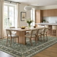 thumbnail image 2 of UERMEI 10x14 Washable Area Rugs for Living Room, Vintage Printed Rug, Vacuum-Friendly, Non Slip Indoor Rug for Bedroom Dining Room Home Decor Carpet, Dark Sage Green, 2 of 8