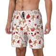 thumbnail image 1 of Disketp Gingerbread Holiday Sweets for Men's Double Layer Sports Swim Trunks,Stretchy Swim Trunks,Perfect for Swimming, Beach & Sports Activities-Large, 1 of 6