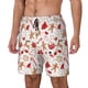 thumbnail image 1 of Fotbe Gingerbread Holiday Sweets Traje de Baño para Hombre – Shorts de Natación de Secado Rápido con Forro y Bolsillos-X-Large, 1 of 6