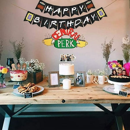 Friends Themed Party Decorations, Friends TV Show Happy Birthday Party