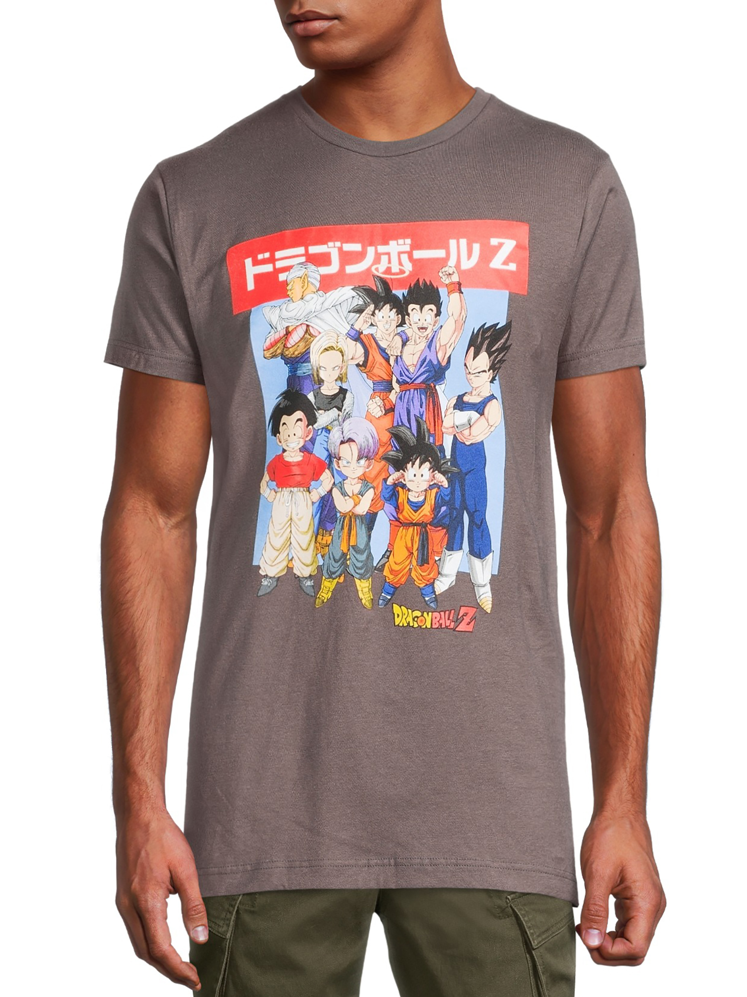 Dragon Ball Z Men's & Big Men's Goku and Team Short Sleeve Graphic T-Shirt, 2-Pack - image 3 of 6