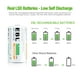 thumbnail image 3 of Batería recargable EBL C 5000 mAh de alta energía, paquete de 4, 3 of 6