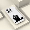 thumbnail image 4 of Elegante y protectora: cubierta de teléfono plateada esmerilada de doble capa con diseño gráfico vibrante para iPhone 15 Pro Max 14 13 12 Pro 11, 4 of 4