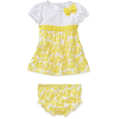 Faded Glory Newborn Girls' 2 Piece Knit