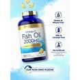 thumbnail image 4 of Fish Oil 2000mg | 320 Softgels | 600mg Total Omega 3 | Non-GMO & Gluten Free | by Carlyle, 4 of 7