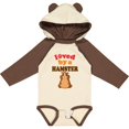 thumbnail image 3 of Inktastic Hamster Cute Pet Gift Boys or Girls Long Sleeve Baby Bodysuit, 3 of 5