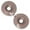 Gunmetal Shine, variant on M3 7075 LowPro Wing Washers, Gunmetal Shine - 2 Piece