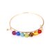 thumbnail image 1 of Xiao Hua Pulsera de cuentas hecha a mano, adecuada tanto para hombres como para mujeres, pulsera de piedra natural de siete colores enrollada a mano (oro estilo B), 1 of 5
