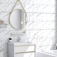 thumbnail image 2 of Dvkptbk Wall Sticker Imitation Marble-Tile Wall Stickers Thickened Living Room Background Wall Bathroom Stickers Kitchen Wallpaper Self-Adhesive Home Decor, 2 of 2