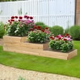 thumbnail image 7 of All Things Cedar RGT15 3-Tier 2-ft, 4-ft, 6-ft Cedar Tiered Garden Box - 68L x 22W x 15.75H, 7 of 7