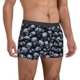 thumbnail image 4 of Salouo Gothic Skull Print Men's Boxer Briefs,Breathable Underwear Elastic Waistband Briefs for Men -Large, 4 of 8
