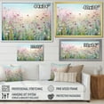 thumbnail image 4 of Designart "Meadow Abundance Of Wildflowers" Flower Field Canvas Art Print, 4 of 7