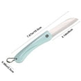 thumbnail image 4 of shyuyusa Portable Ceramic Folding Fruit Knife With Chain - Mini Pocket Kitchen Knife For Travel Camping Or Home Use 3 Colors Available, 4 of 7